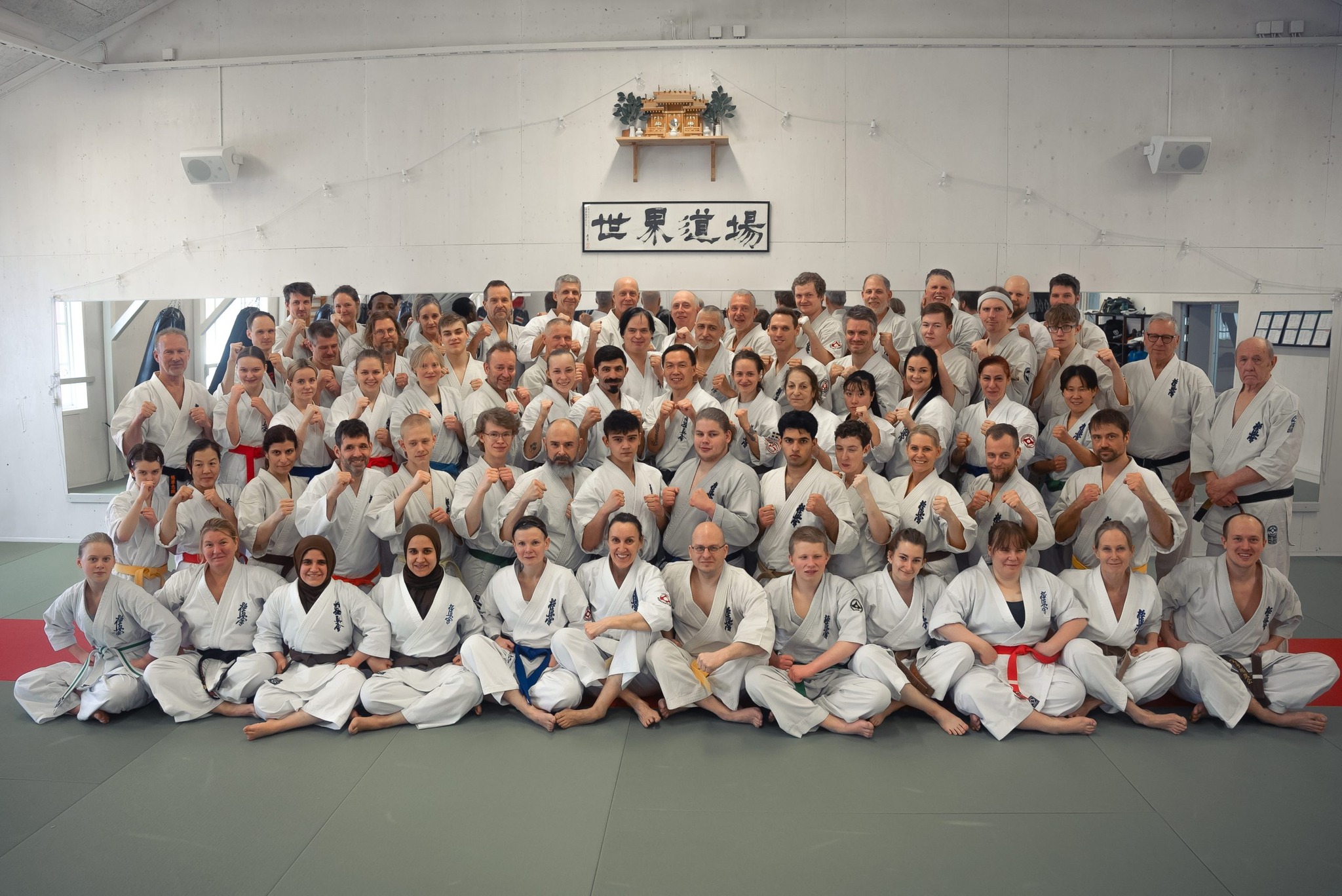Påsklägret i karate i Östersund